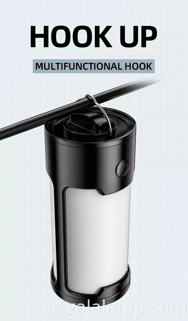 Luz LED solar al aire libre recargable para uso de emergencia